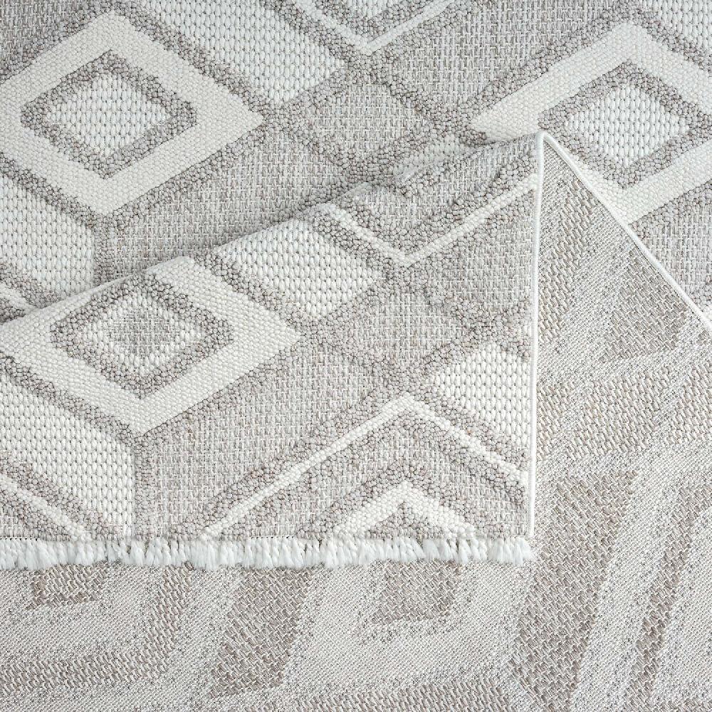 Deco Tapis Tapis Sisal Bouclé à Relief CUBE