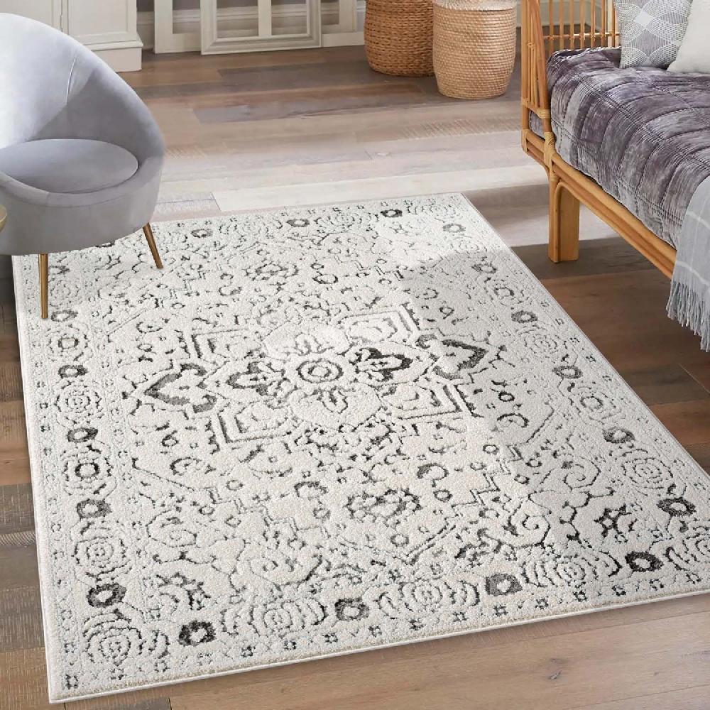 deco tapis Tapis SORA à motifs vintage en relief
