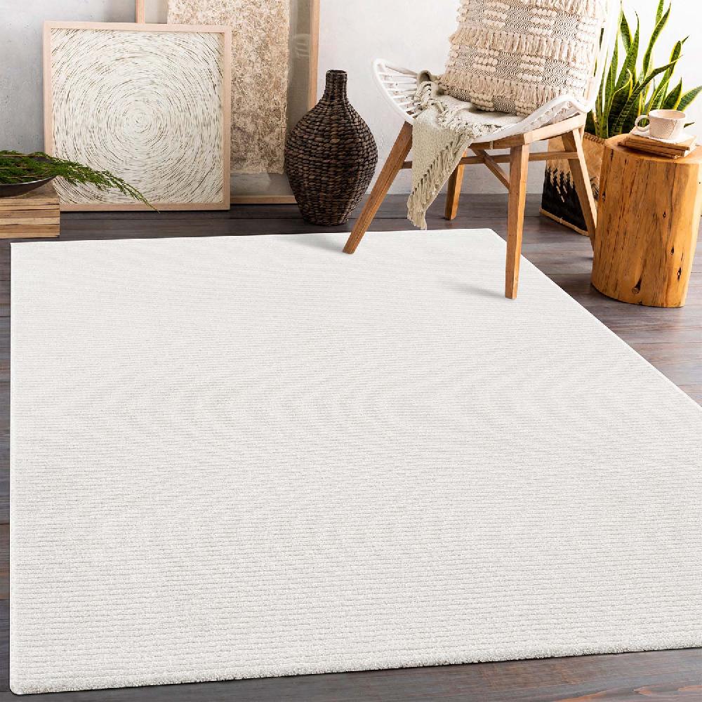 deco tapis Tapis uni à motifs lignes en relief