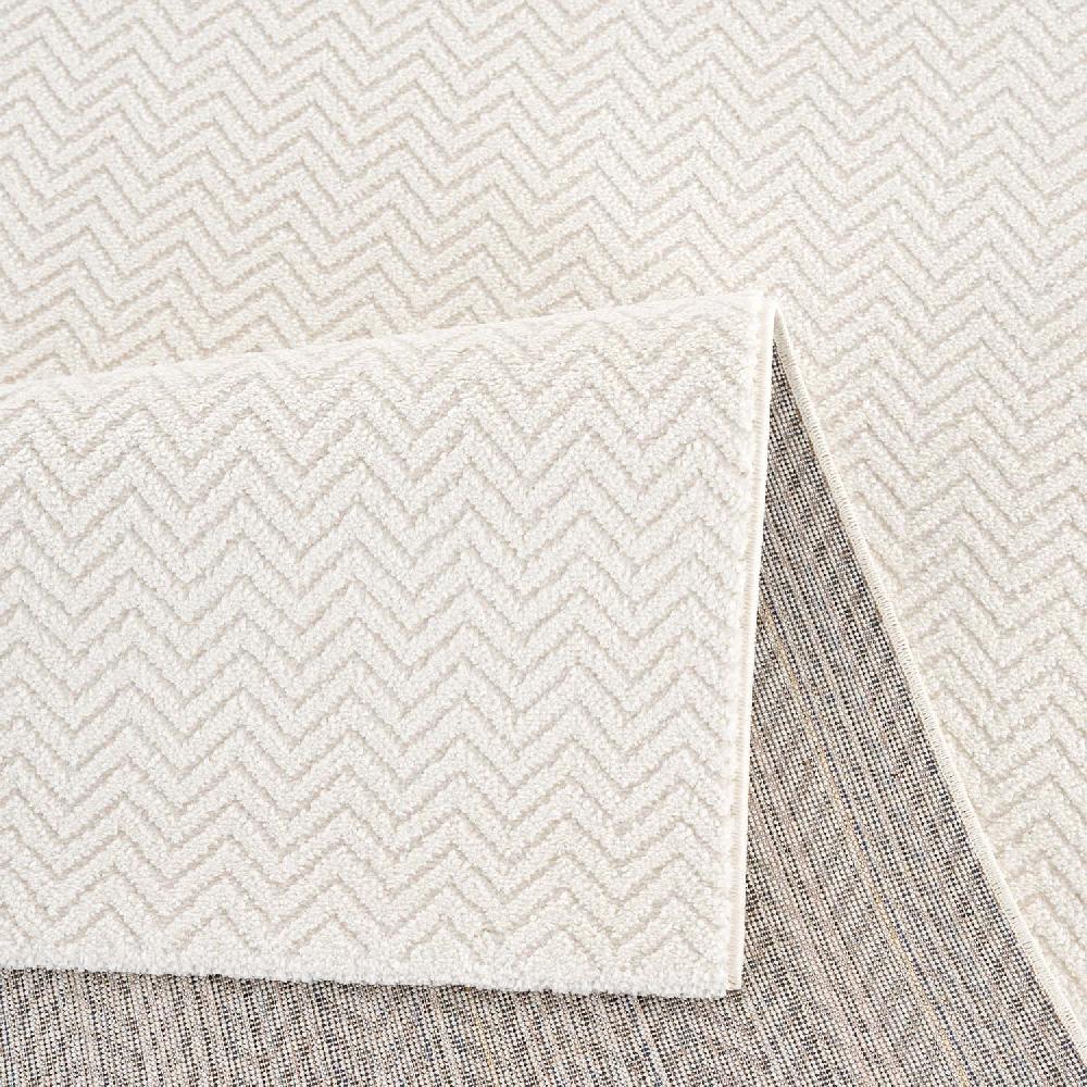 Deco Tapis Tapis Uni à Relief Chevrons
