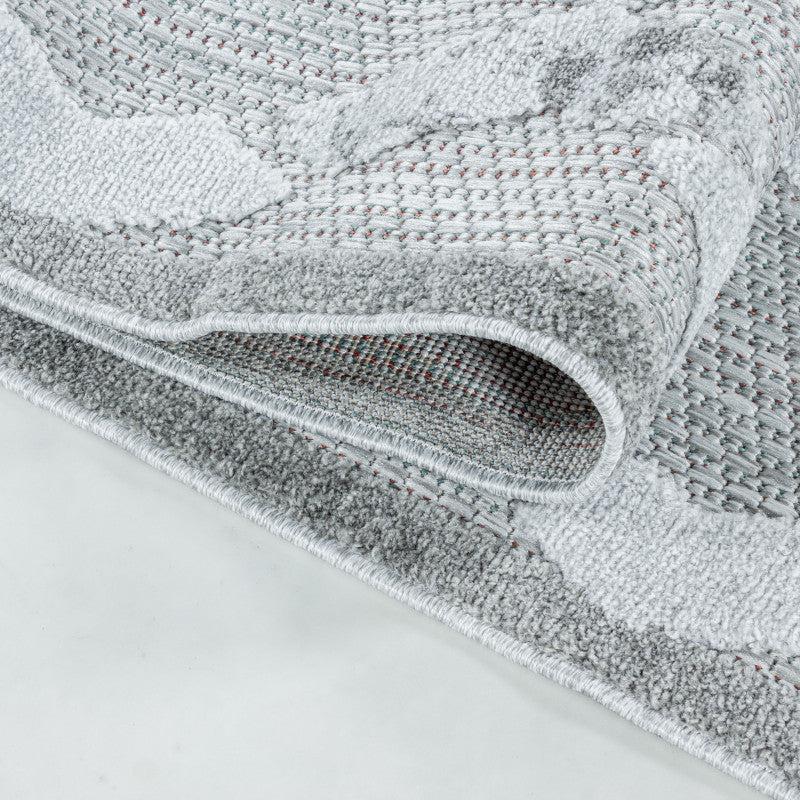 Deco Tapis Tapis D'extérieur à Relief "Gitgit" Gris Clair