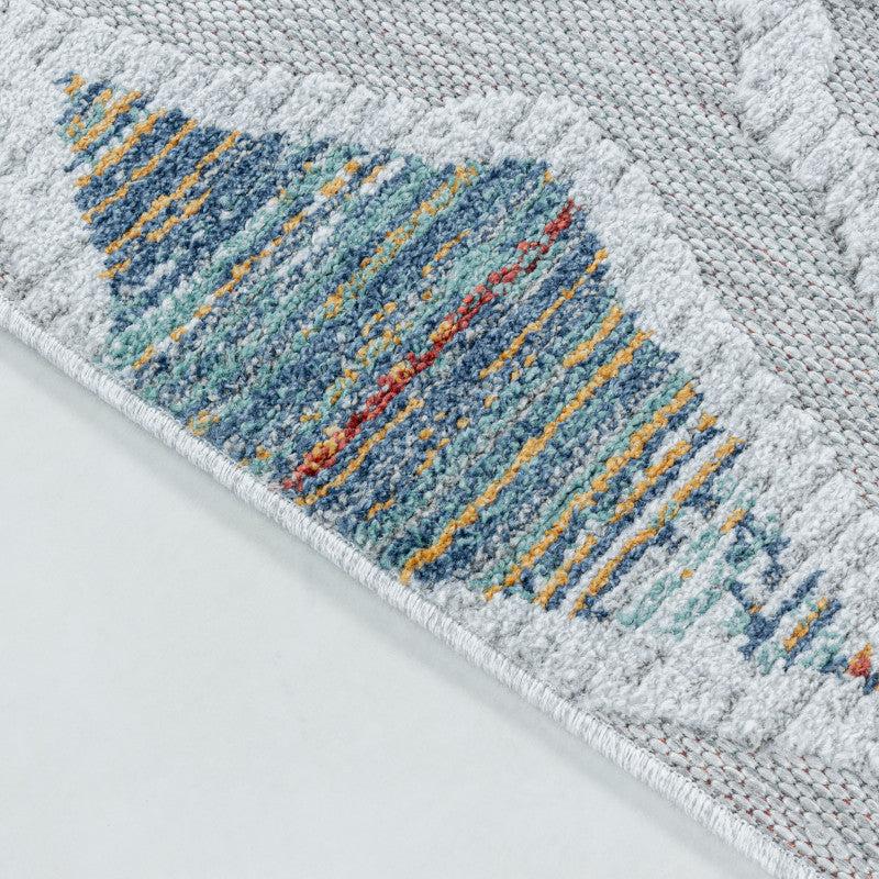 Deco Tapis Tapis D'extérieur à Relief "Legian" Gris Et Vert