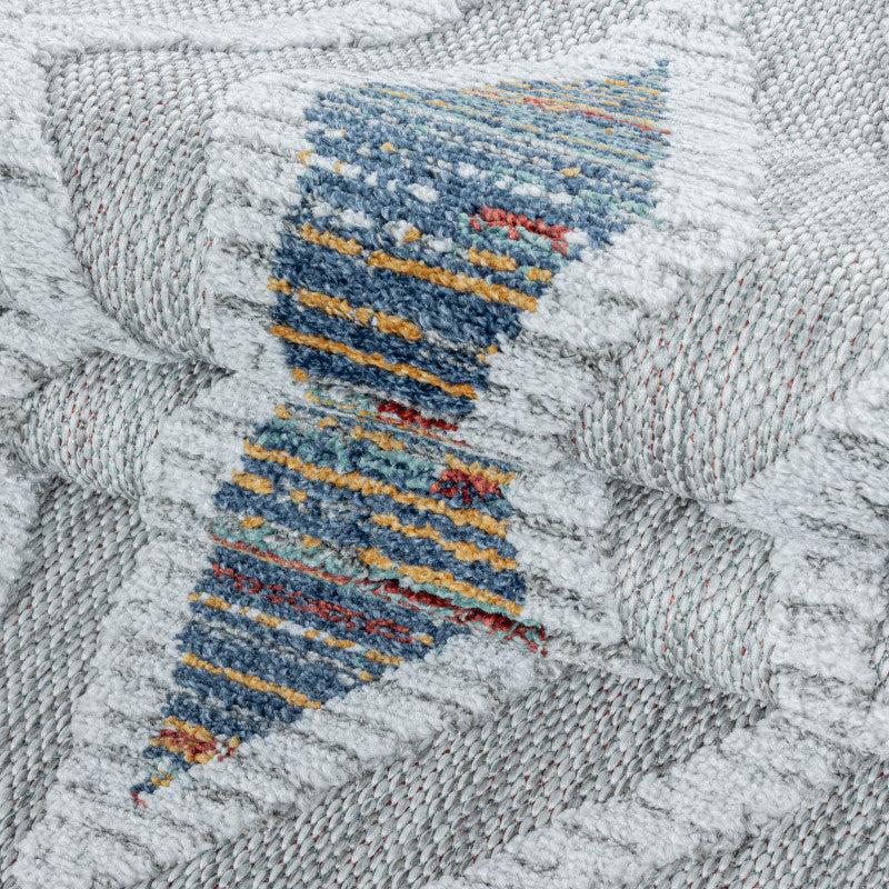 Deco Tapis Tapis D'extérieur à Relief "Legian" Gris Et Vert