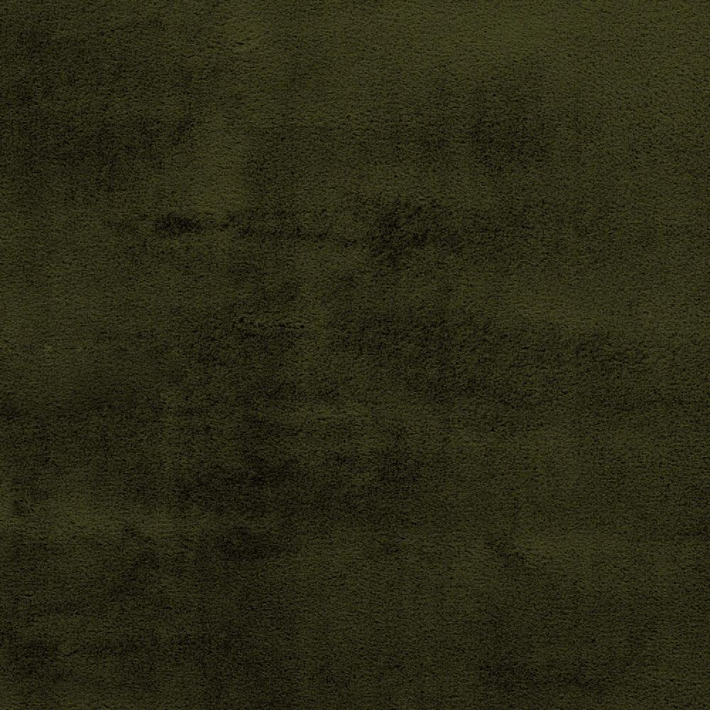 Deco Tapis Tapis De Fourrure Rond Velours Vert Forêt