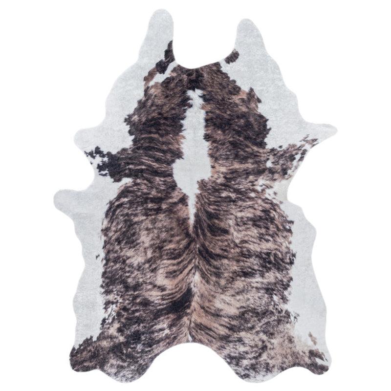 deco tapis Tapis imitation Peau de Bête lavable en machine