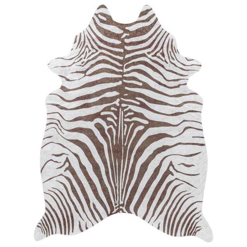 deco tapis Tapis imitation Peau de Bête lavable en machine