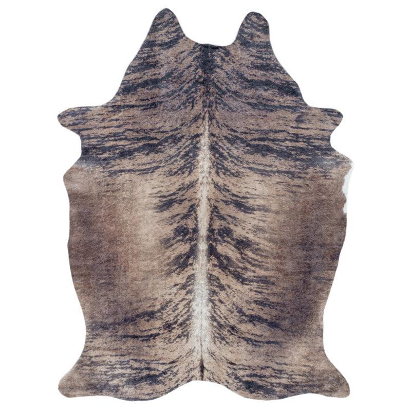 deco tapis Tapis imitation Peau de Bête lavable en machine