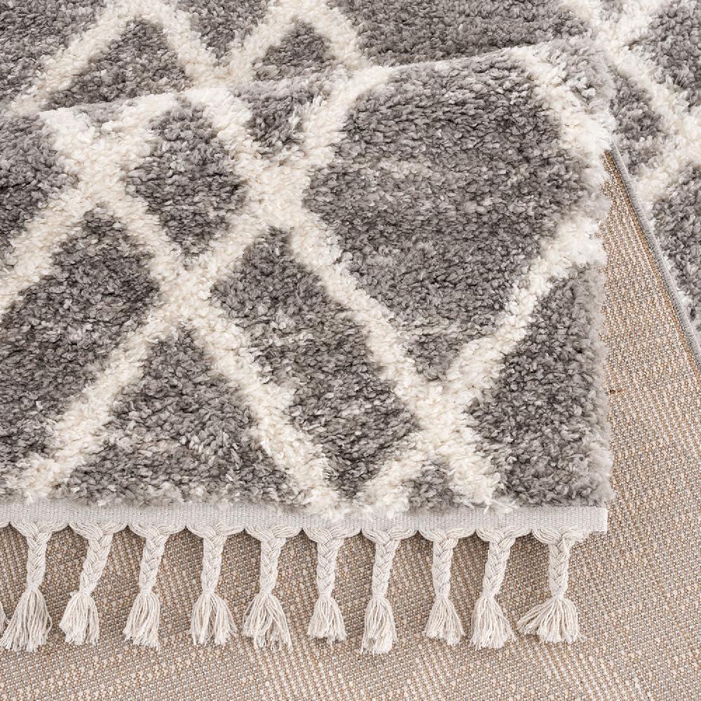 Deco Tapis Tapis Moelleux à Franges Tressées Berbère