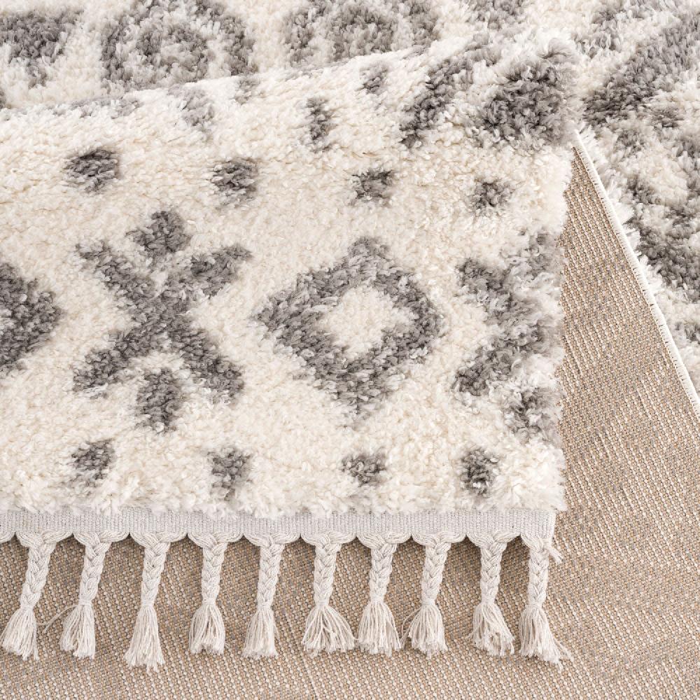 Deco Tapis Tapis Moelleux à Franges Tressées Berbère