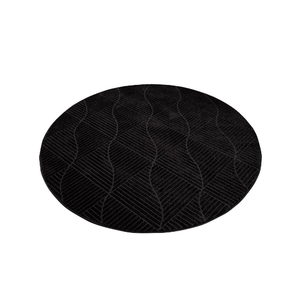Deco Tapis Tapis Rond à Motifs Géométriques En Relief