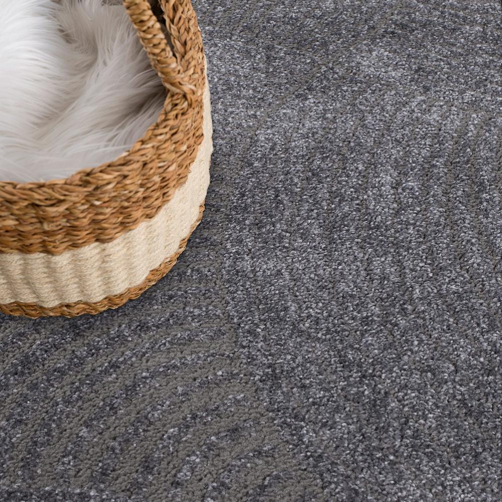 Deco Tapis Tapis Rond à Motifs Géométriques En Relief