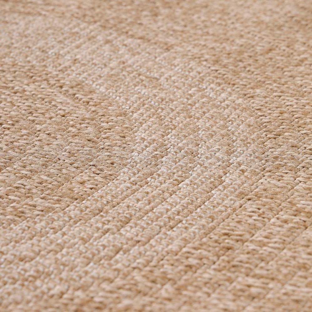 Deco Tapis Tapis Rond Naturel Aspect Jute Beige Crème