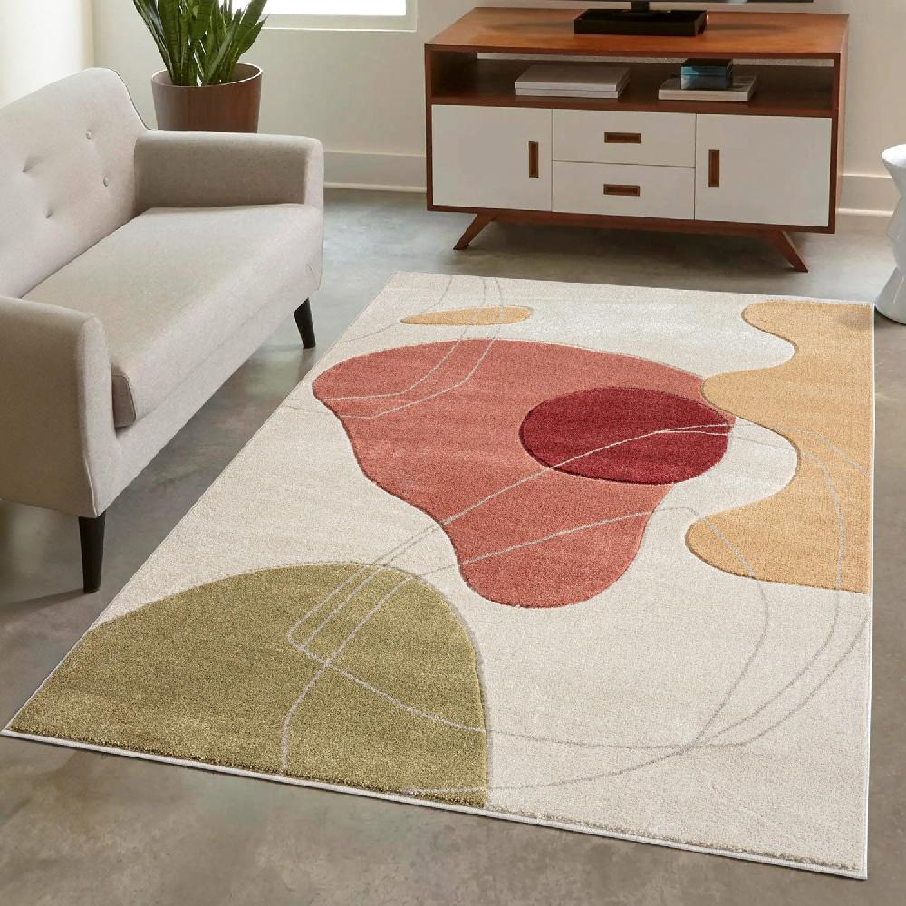 deco tapis Tapis Salon & Chambre Bohème Aesthetic Multicolore