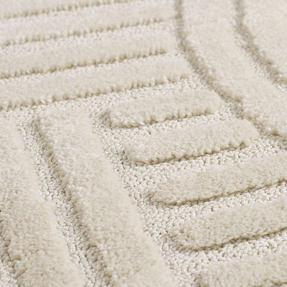 deco Tapis Tapis Unicolore Avec Motifs Effet Relief