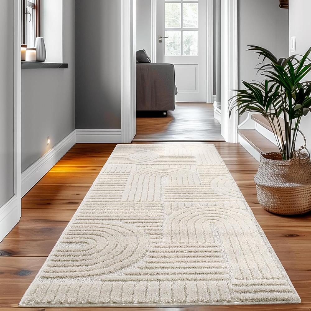 deco Tapis Tapis Unicolore Avec Motifs Effet Relief