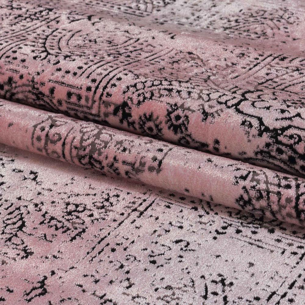 Deco Tapis Tapis Vintage Oriental Aspect Viscose Rose