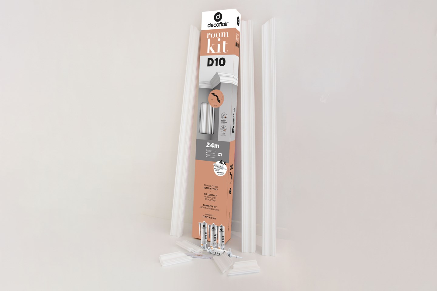 decoflair D10 Roomkit decoflair Moulures de plafond