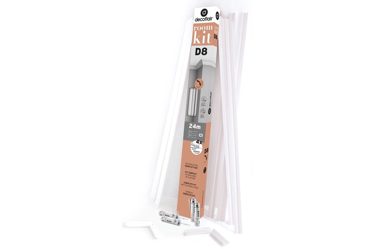 decoflair D8 Roomkit decoflair Moulures de plafond