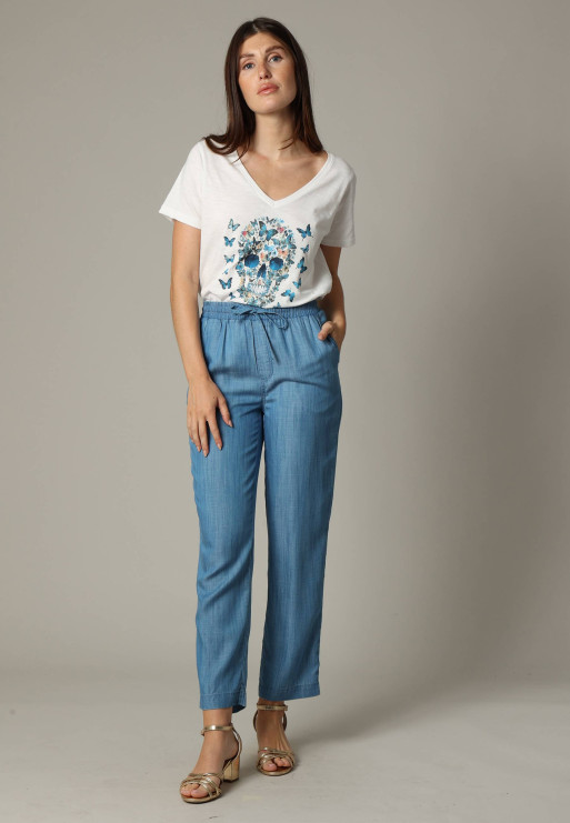 Deeluxe T-shirt BUTTERSKULL