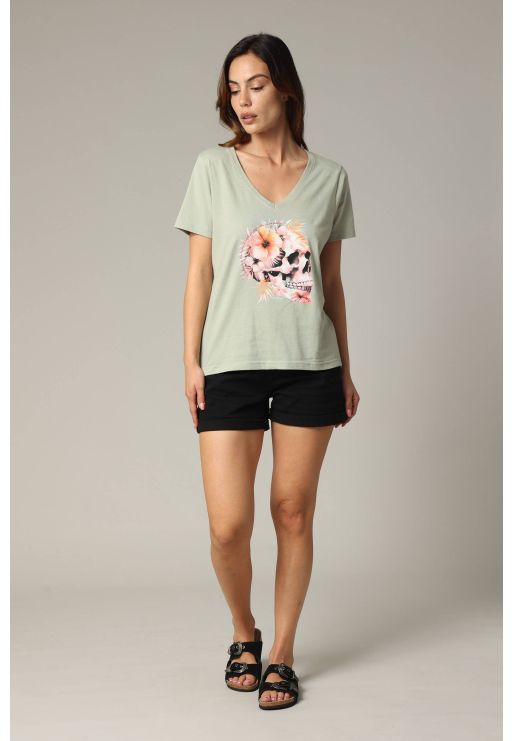 Deeluxe T-shirt TROPISKULL