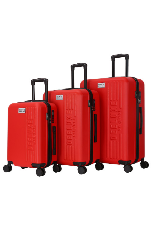 deeluxe Set de 3 valises 4 roues ABS - CITYVIBE - DEELUXE