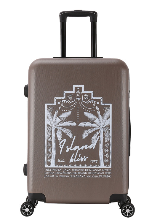 deeluxe Valise Cabine 4 roues 55cm ABS - TROPICAL DREAM - DEELUXE