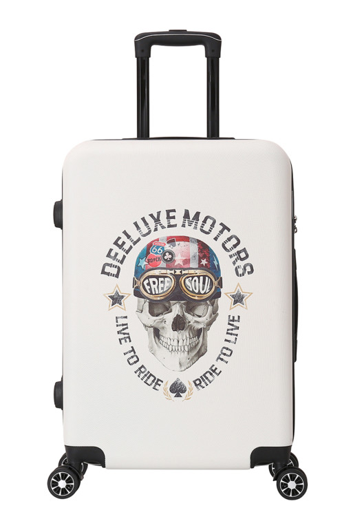 deeluxe Valise Grande taille 4 roues 75cm ABS - FREE SOUL - DEELUXE