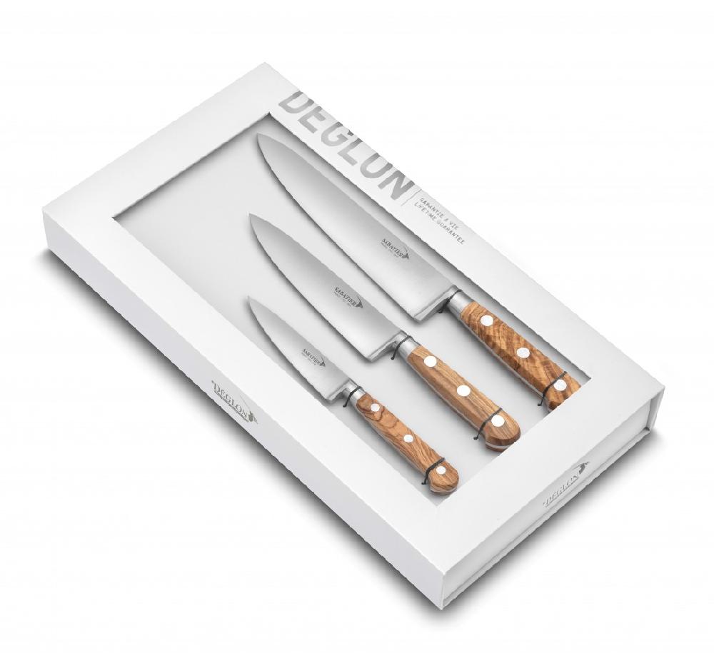 déglon COFFRET 3 PIECES SABATIER DEG® OLIVIER