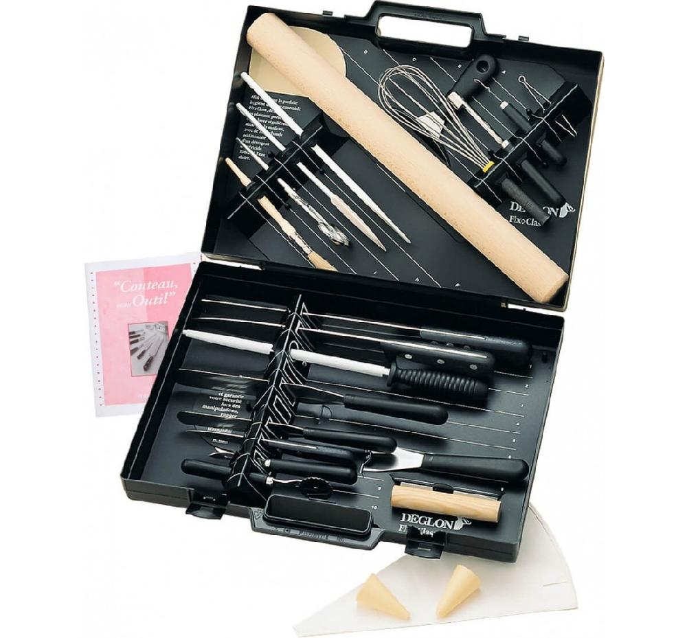 déglon MALLETTE FIX CLASS PÂTISSIÈRE 23 PIÈCES D2