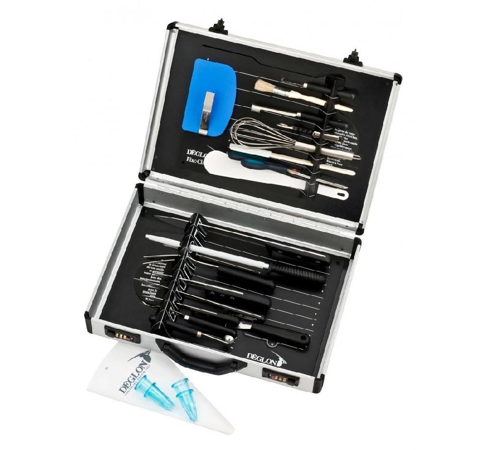 déglon MALLETTE CAMPUS GRAND MODÈLE FIX CLASS CUISINE 22 PIÈCES