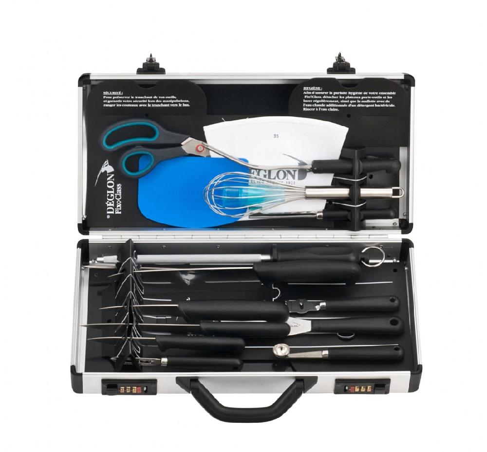 déglon MALLETTE CAMPUS MOYEN MODÈLE FIX CLASS CUISINE 18 PIÈCES