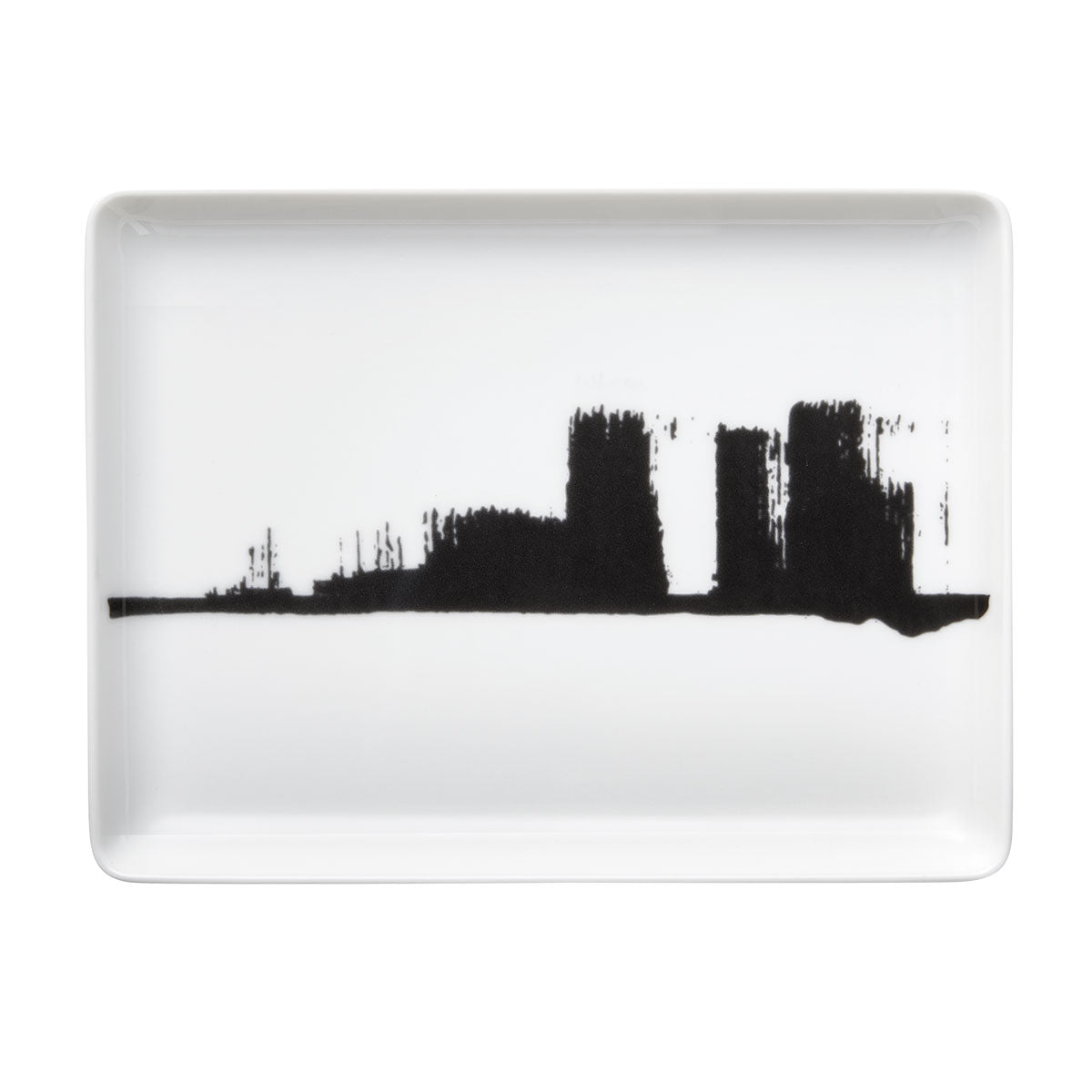 degrenne paris ARTY CREATION BLANC Mini plat 16 x 12 cm