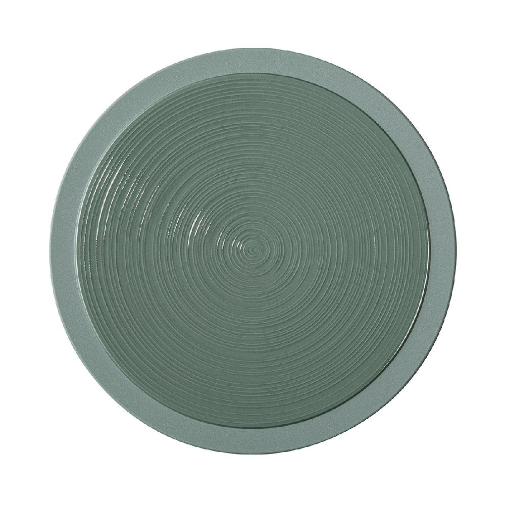 degrenne paris BAHIA ARGILE VERT Assiette de présentation 29 cm