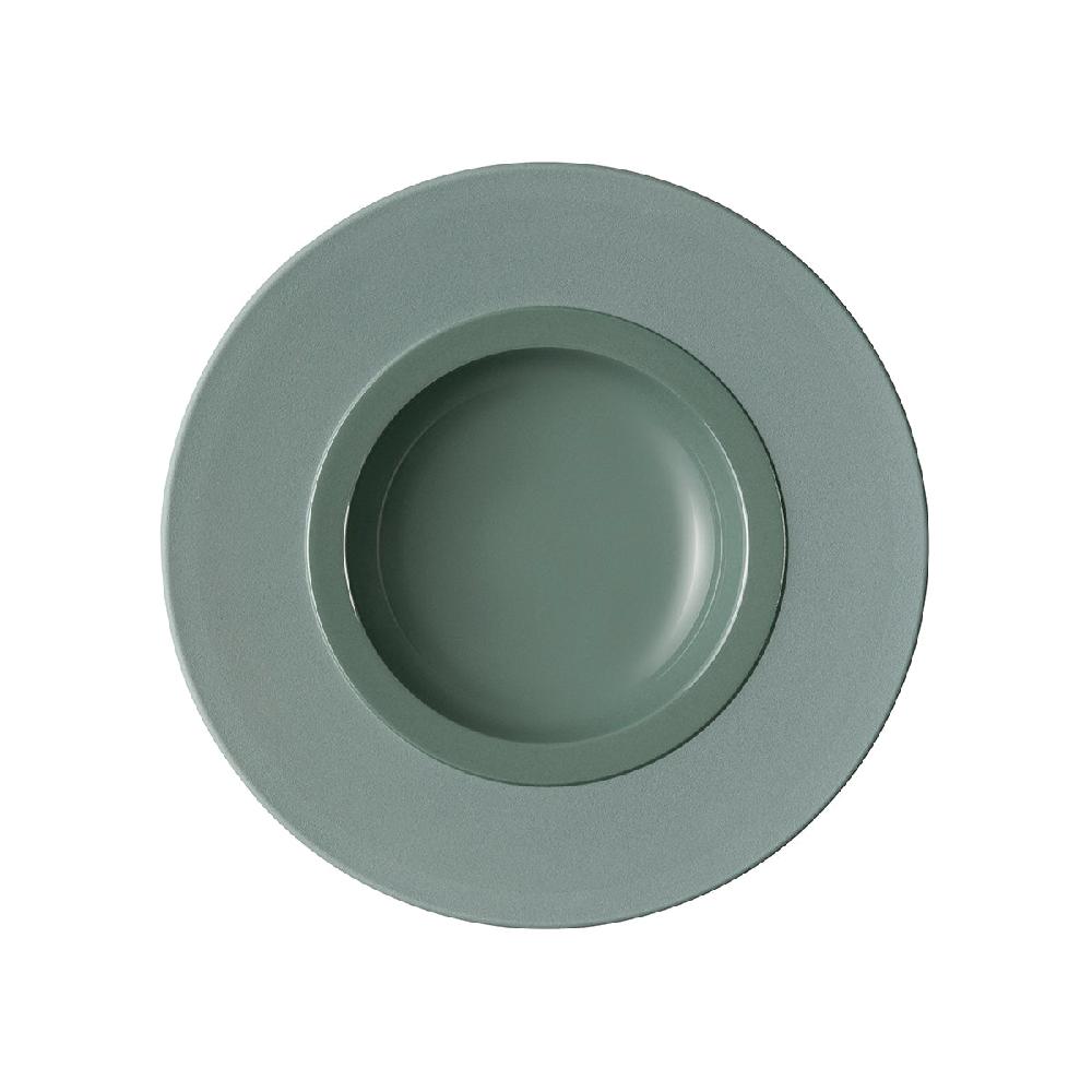 Degrenne Paris BAHIA ARGILE VERT Assiette Gourmet Petit Bassin 23 Cm