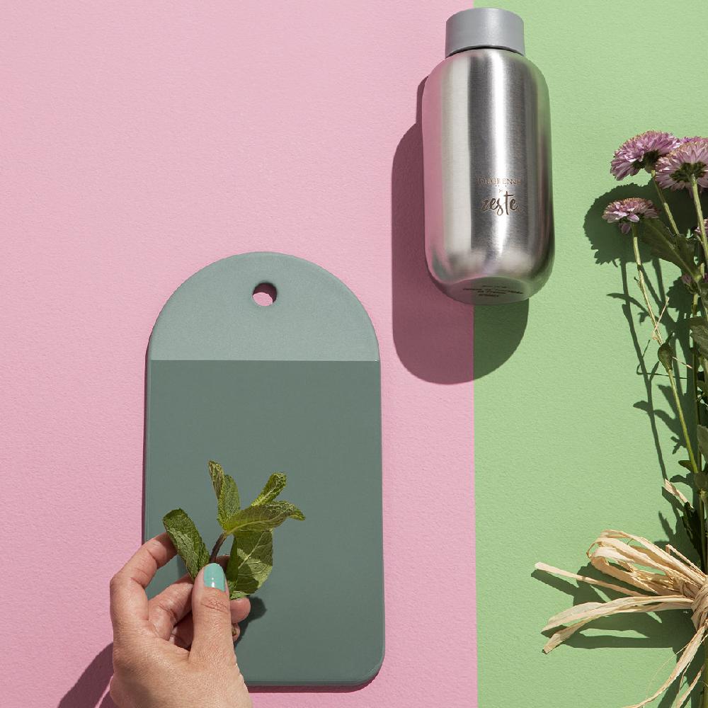 Degrenne Paris BAHIA ARGILE VERT Planche En Grès 25 X 13 5 Cm