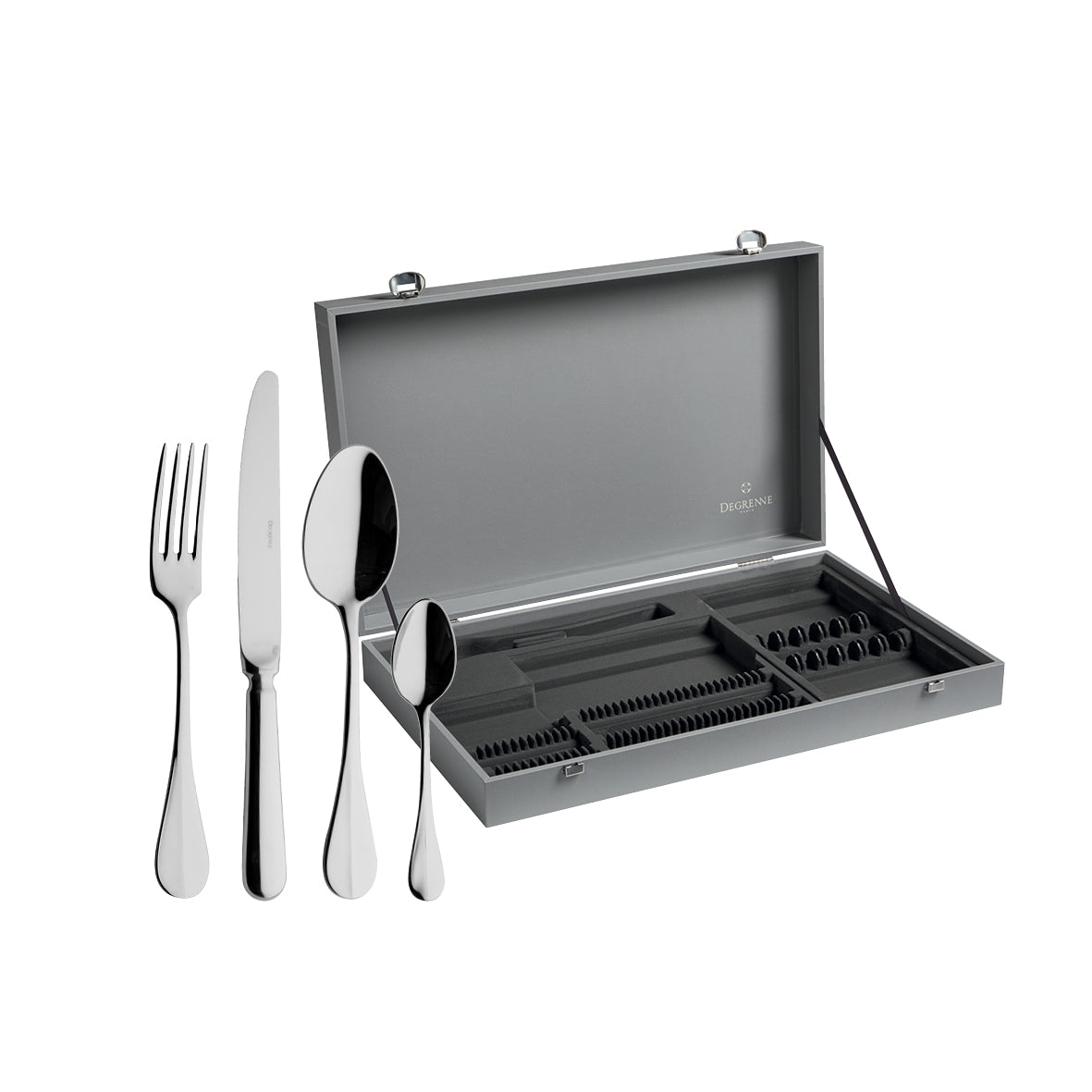 Degrenne Paris BLOIS MIROIR Colis écrin 124 Couverts