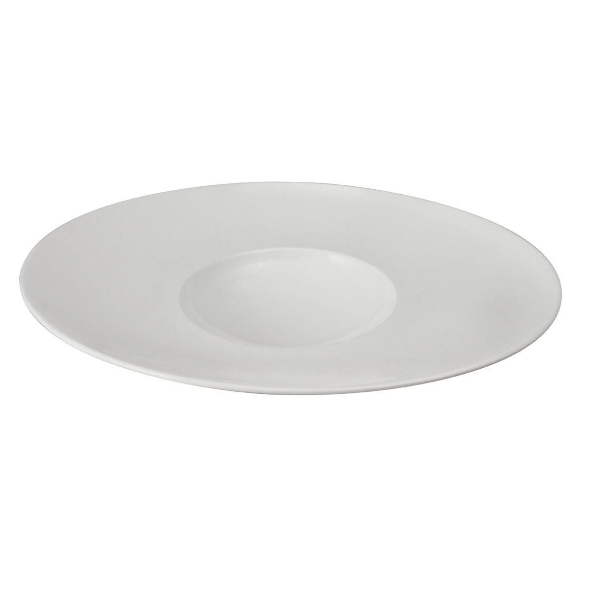 degrenne paris BOREAL BLANC Assiette gourmet ovale petit bassin 30 x 26 cm