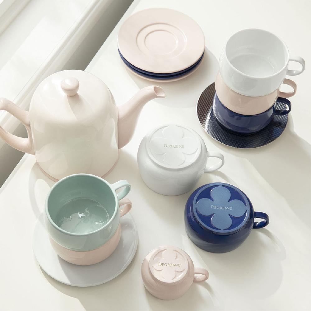 Degrenne Paris CAFETERIE EMPILEO BLEU GOURMET Soucoupe 15 Cm