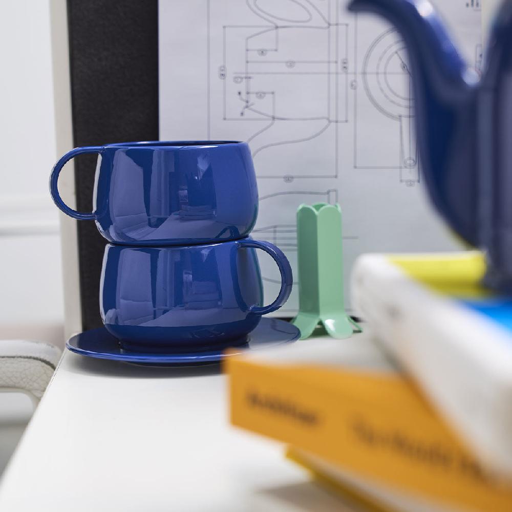 Degrenne Paris CAFETERIE EMPILEO BLEU GOURMET Soucoupe 15 Cm