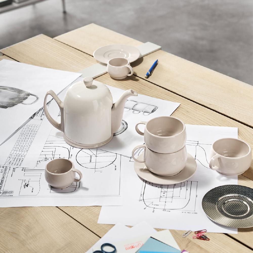 Degrenne Paris CAFETERIE EMPILEO ROSE NUDE Soucoupe 15 Cm