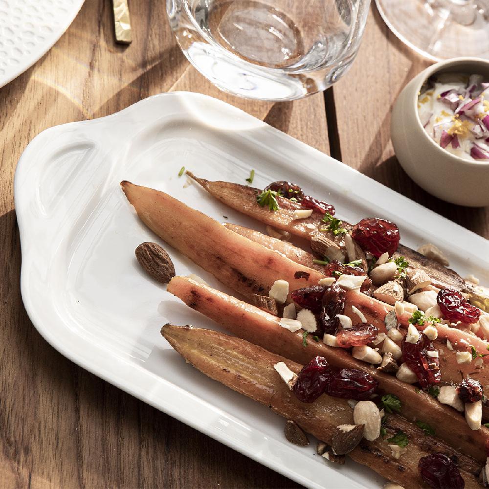 Degrenne Paris COLLECTION L BLANC Plat à Cake 35 X 15 Cm