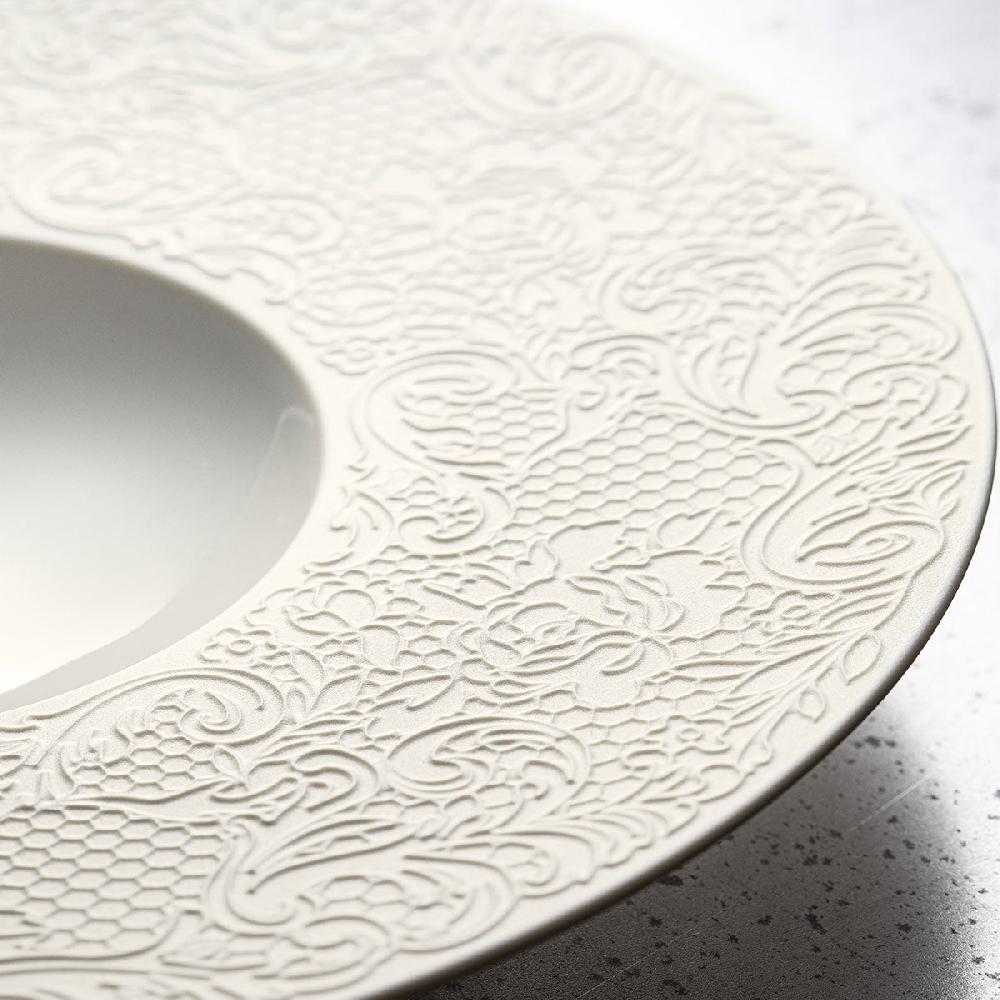 Degrenne Paris COLLECTION L COUTURE IVOIRE Assiette à Dessert 24 Cm