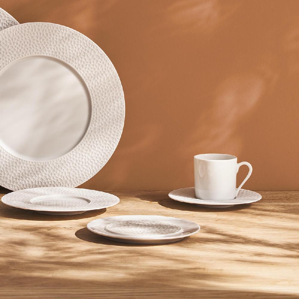 Degrenne Paris COLLECTION L FRAGMENTS BLANC Assiette à Pain 14 Cm