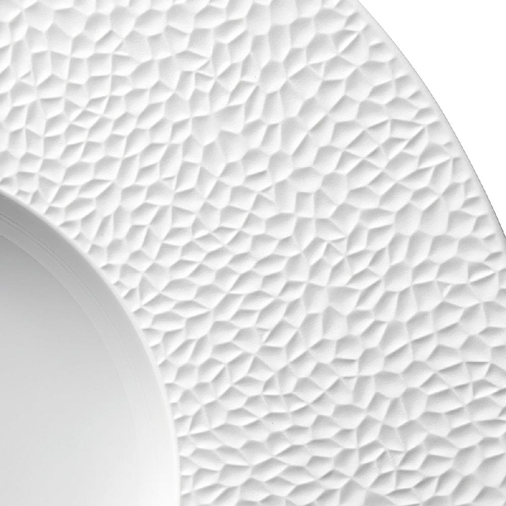 Degrenne Paris COLLECTION L FRAGMENTS BLANC Assiette Gourmet Grand Bassin 30 Cm