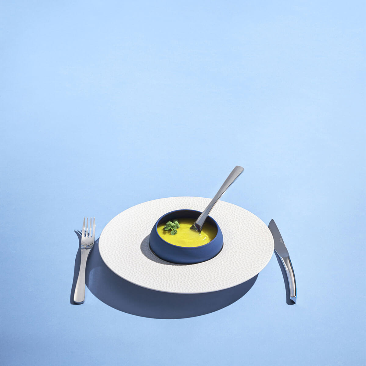 Degrenne Paris COLLECTION L FRAGMENTS BLANC Assiette Gourmet Grand Bassin 30 Cm