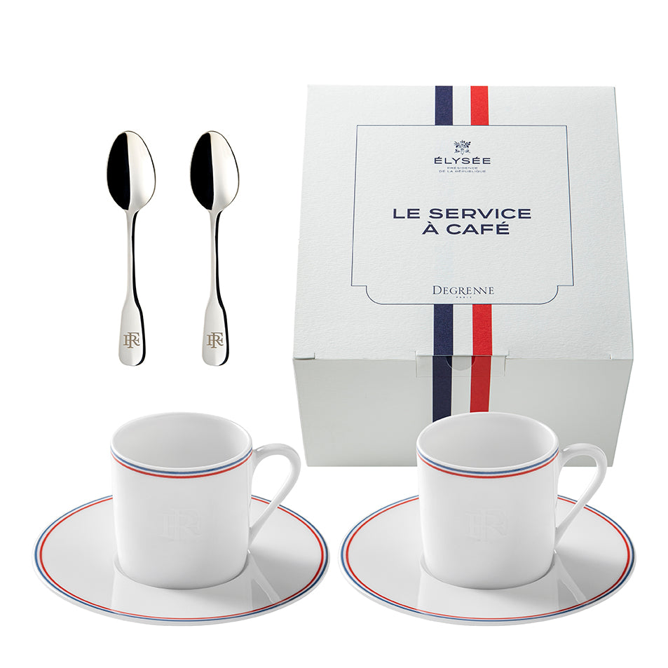 degrenne paris DEGRENNE ELYSEE Coffret service à café République française