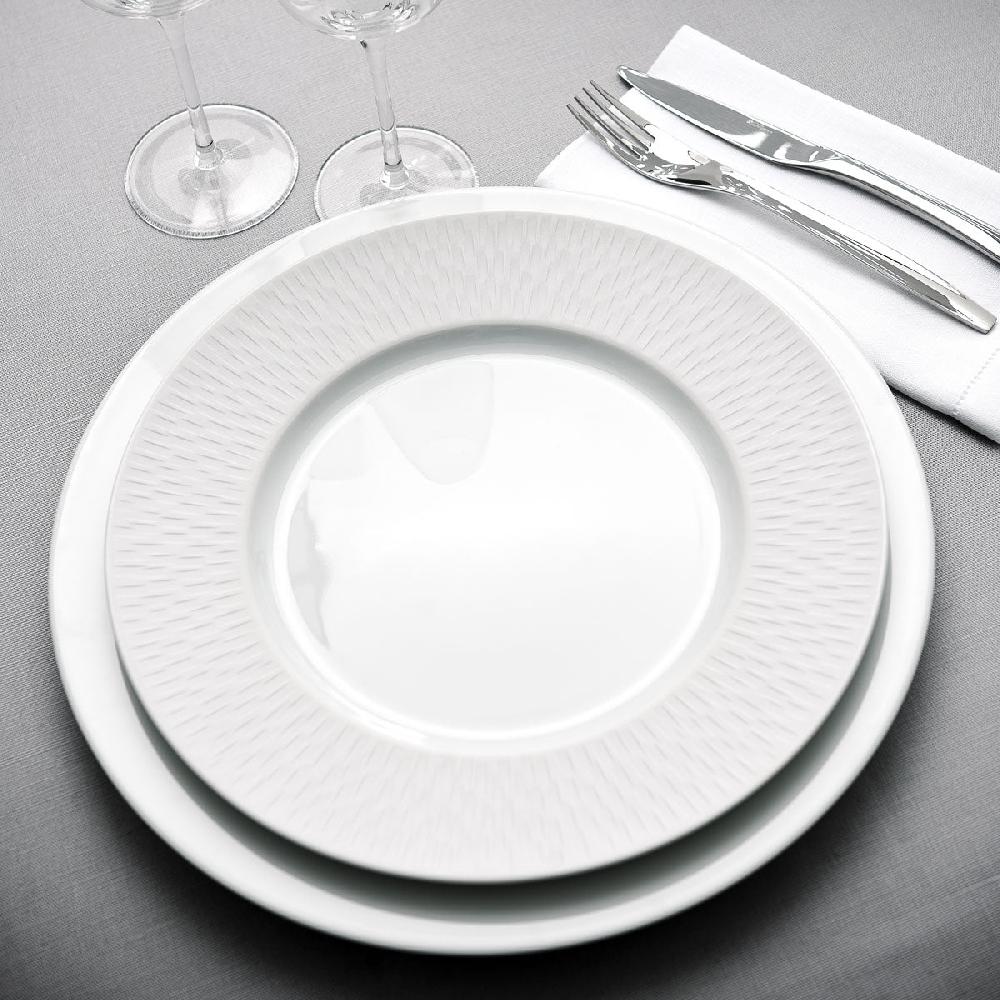 Degrenne Paris BOREAL SATIN BLANC Assiette 27.9 Cm