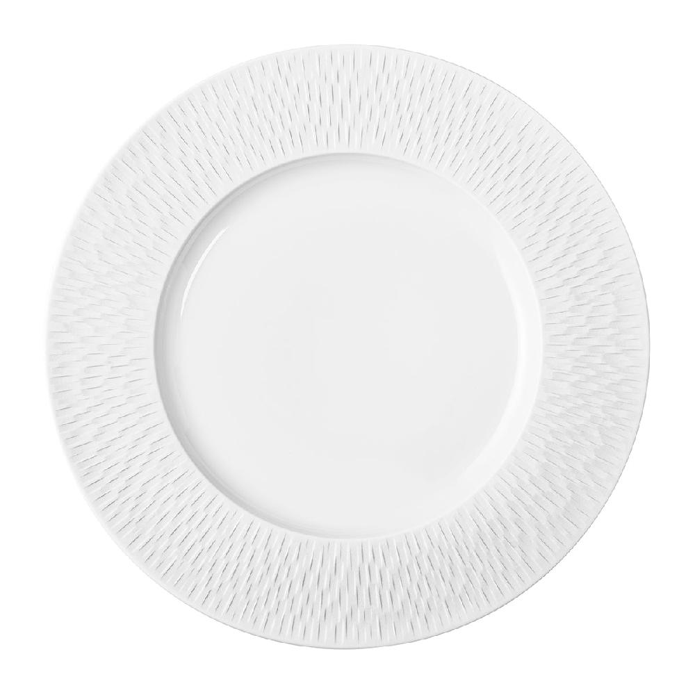 degrenne paris BOREAL SATIN BLANC Assiette 27.9 cm