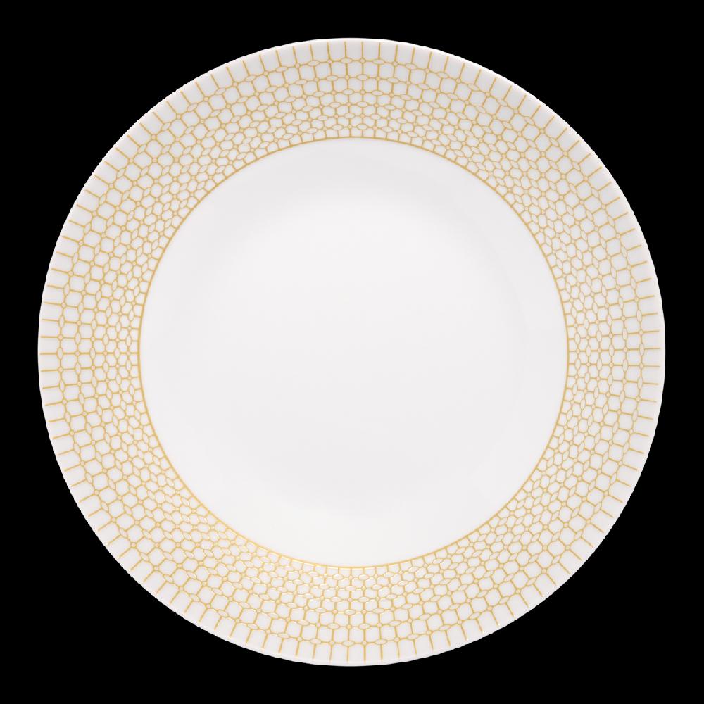 Degrenne Paris COURONNE DORE Assiette Coupe 24 Cm