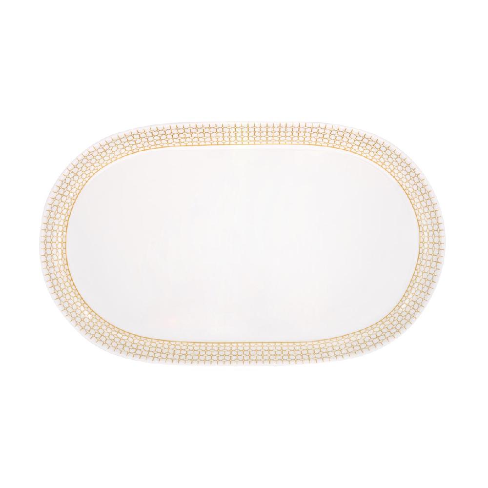 degrenne paris COURONNE DORE Plat ovale 38 cm